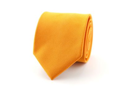Stropdas effen polyester | Oranje