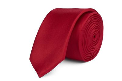 Smalle stropdas | Midden Rood