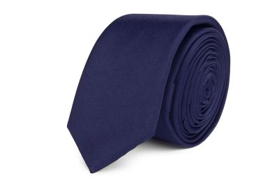 Smalle stropdas | Marineblauw