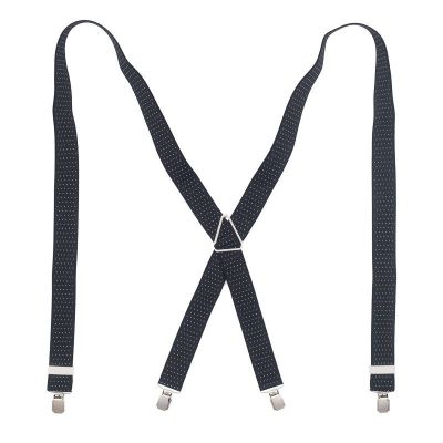 Bretels elastiek gestipt| Zwart/wit
