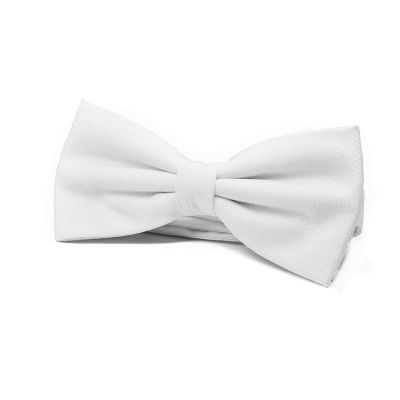 Bow-tie / 100% cotton pique / White