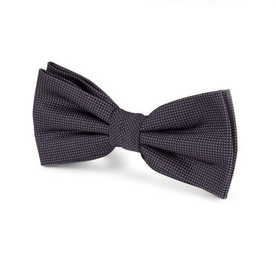 Strikje - zijde - antraciet - NOS