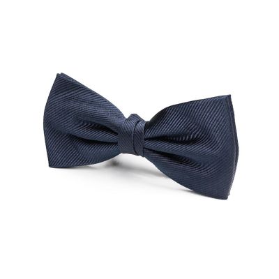 Strikje - zijde - blauw - NOS