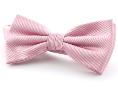 Strikje - zijde - roze - NOS