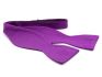 VlinderdasZelfstrikker - zijde - aubergine - NOS