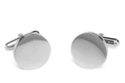 Manchetknopen | RVS glanzend zilver