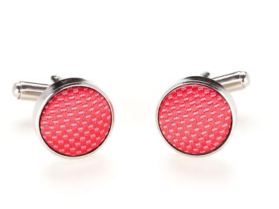 Manchetknopen Zijde | Koraal