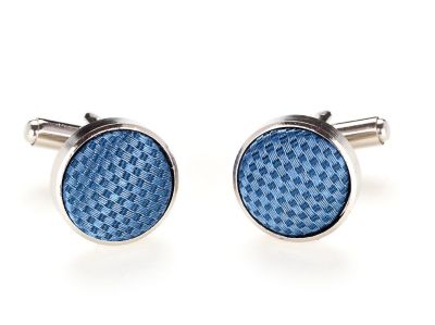 Denim manchetknopen | Zijde