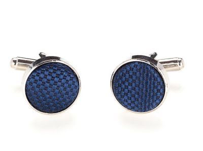 Manchetknopen Zijde | Donkerblauw