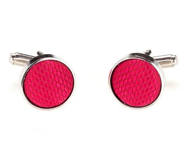 Manchetknopen Zijde | Rood