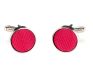 Manchetknopen Zijde Rood