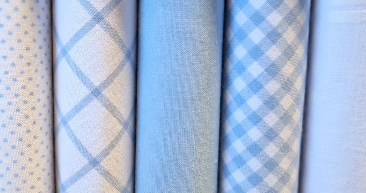 handkerchiefs light bluewhite patterns variation 5 pack cotton