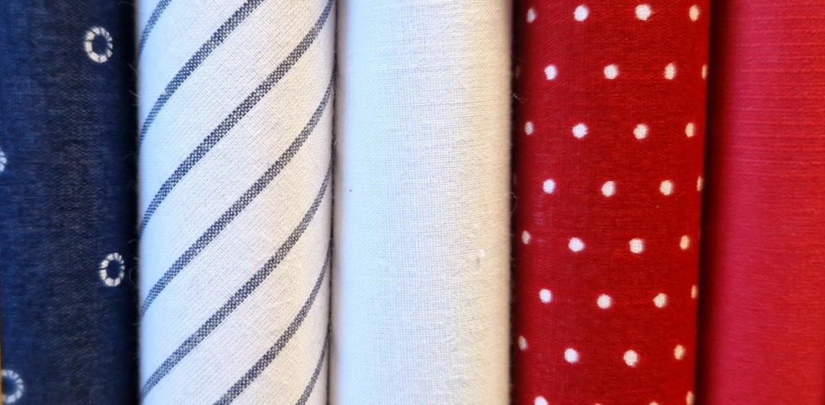 handkerchiefs redwhite patterns variation 5 pack cotton