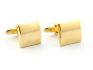 Manchetknopen Klassiek Gouden rechthoek