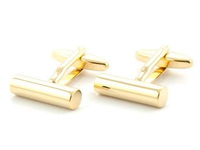 Manchetknopen Klassiek | Gouden buis