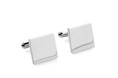 Manchetknopen vierkant | Glimmende uitvoering