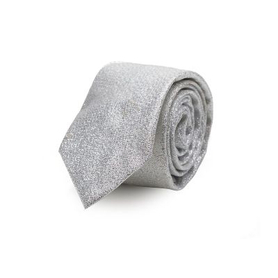 Stropdas Glitter | Zilver | 5 cm