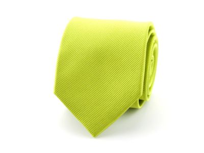 Stropdas effen polyester | Lime