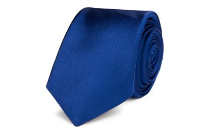 Stropdas Progetto Premium - 100% zijde - NOS - blauw