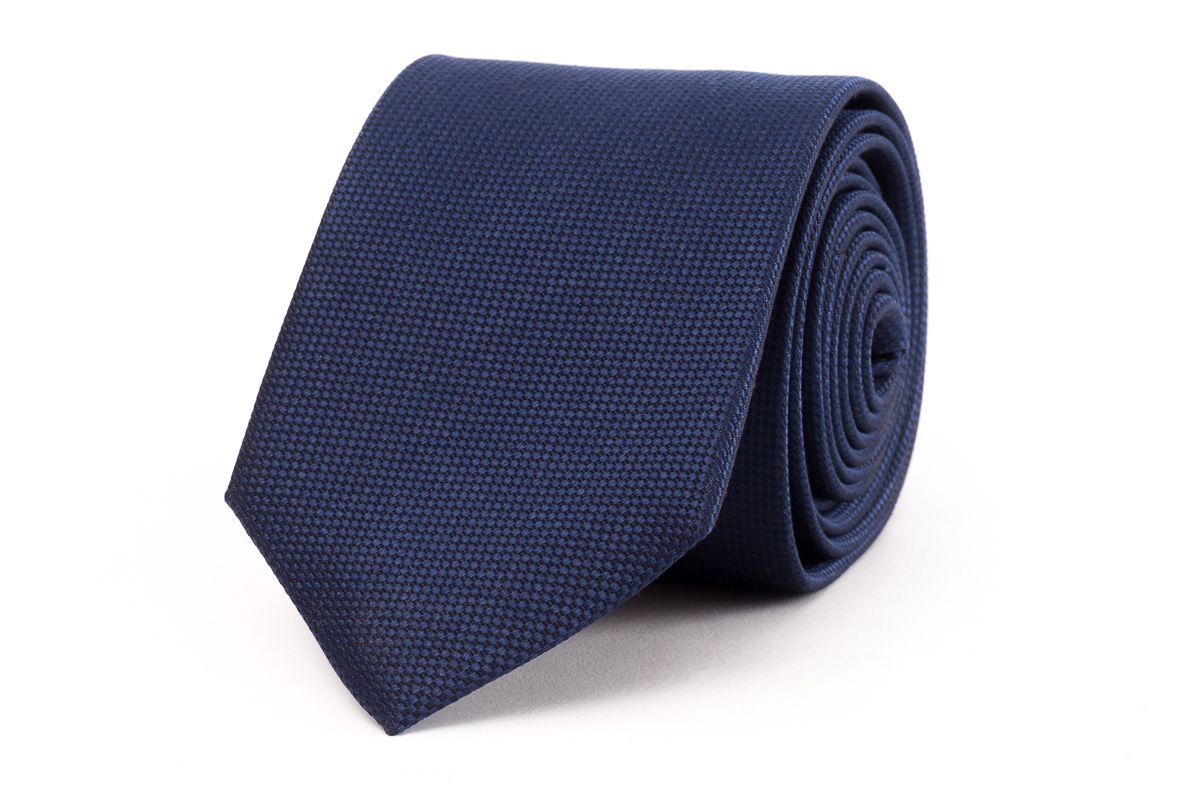 stropdas zijde donkerblauw