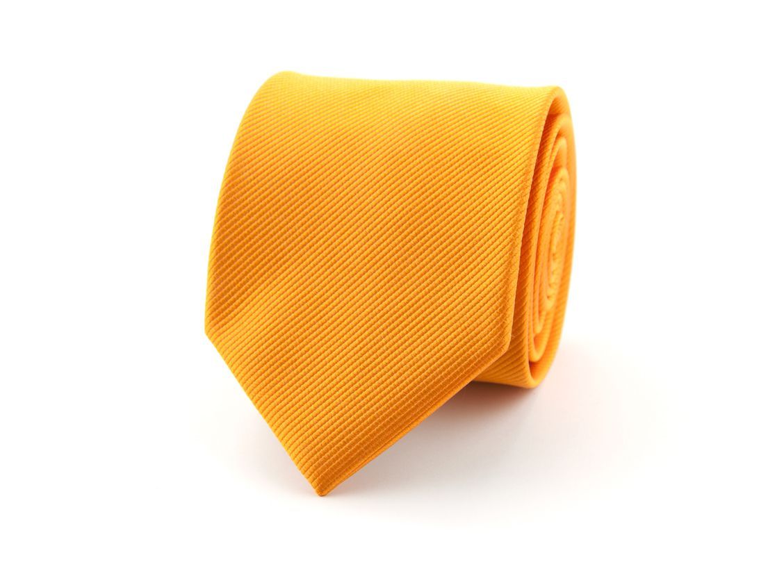stropdas effen oranje