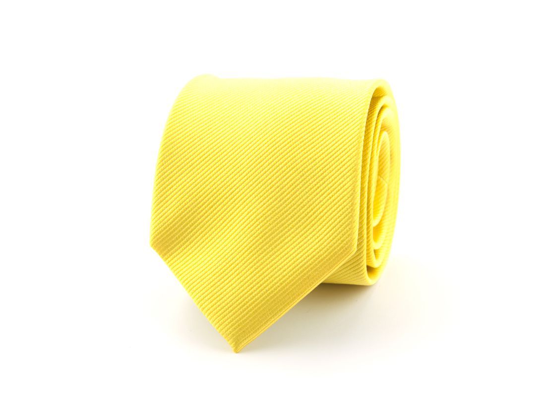 stropdas effen geel