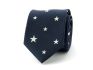 Stropdas sterren - 75cm - blauw