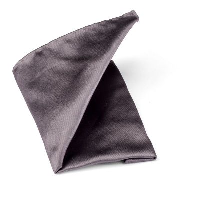 Pochet Progetto uni satijn | Grijs Pochet Progetto uni satijn | Grijs