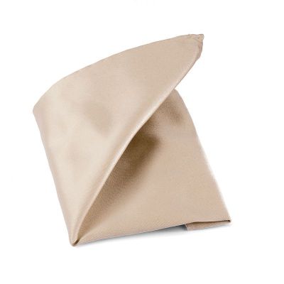 Pochet Progetto uni satijn | Creme Pochet Progetto uni satijn | Creme