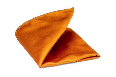Pochet Progetto uni satijn | Oranje Pochet Progetto uni satijn | Oranje