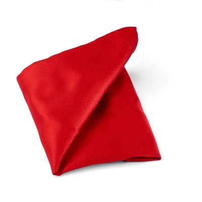 Pochet Progetto uni satijn | Rood Pochet Progetto uni satijn | Rood