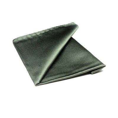 Pochet Progetto uni satijn | Olijfgroen Pochet Progetto uni satijn | Olijfgroen