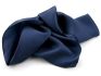 zijden shawl 53 x 53 donkerblauw