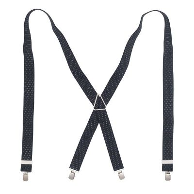 Bretels elastiek gestipt| Zwart/wit