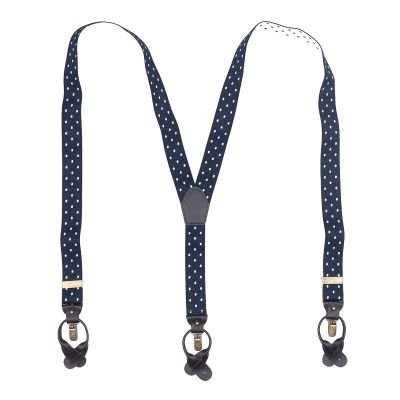 Bretels Progetto stippen | navy/wit