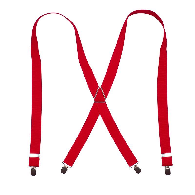 bretels elastiek uni rood