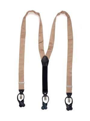 Bretels 100% zijde | Camel