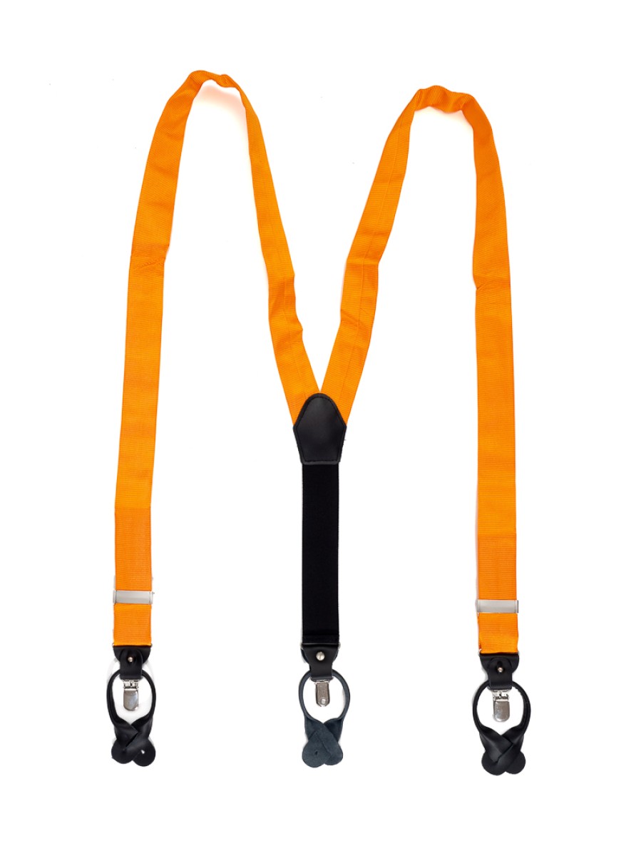 Bretels 100% zijde | Oranje